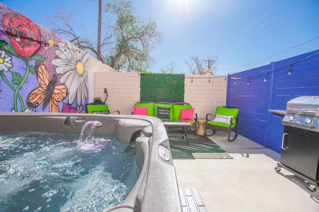 阿尔伯克基Bohemian Chic An Eclectic Escape-Hot Tub-Pet Friendly-No Pet Fees!别墅 外观 照片