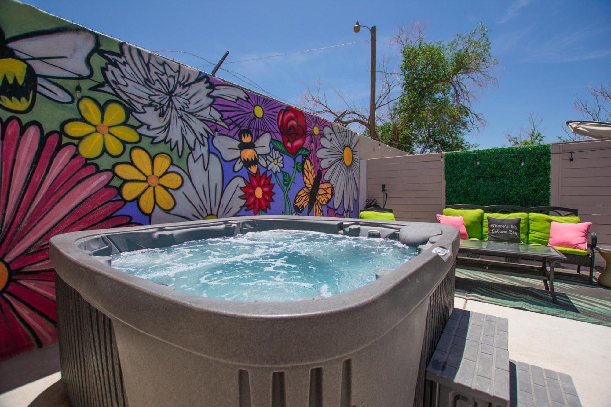 阿尔伯克基Bohemian Chic An Eclectic Escape-Hot Tub-Pet Friendly-No Pet Fees!别墅 外观 照片